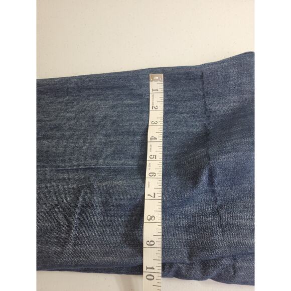 Cato Blue Denim Grunge Button High Rise Wide Leg Jeans Womens Plus Size 16W - Picture 6 of 11